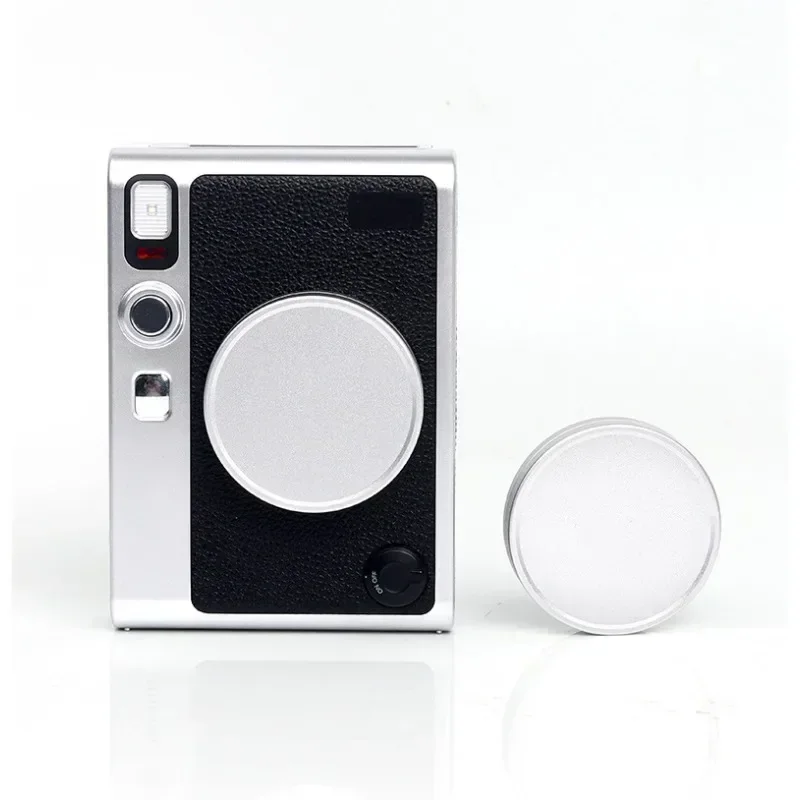 Metal front Lens Cap/Cover Protector Hood for instax mini EVO Camera Silver Aluminum Alloy Protective Cover