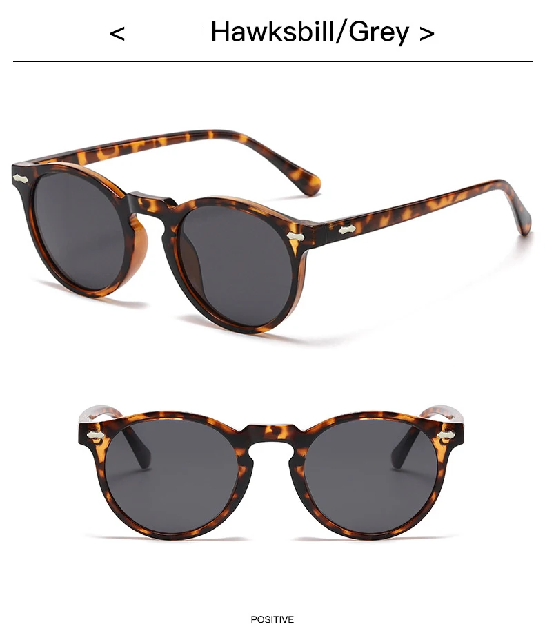 2PCS Neue Stil Von Retro Gläser Runde Mode Mita Sonnenbrille Personalisierte Sonnenbrille JH3053 – Detail 10