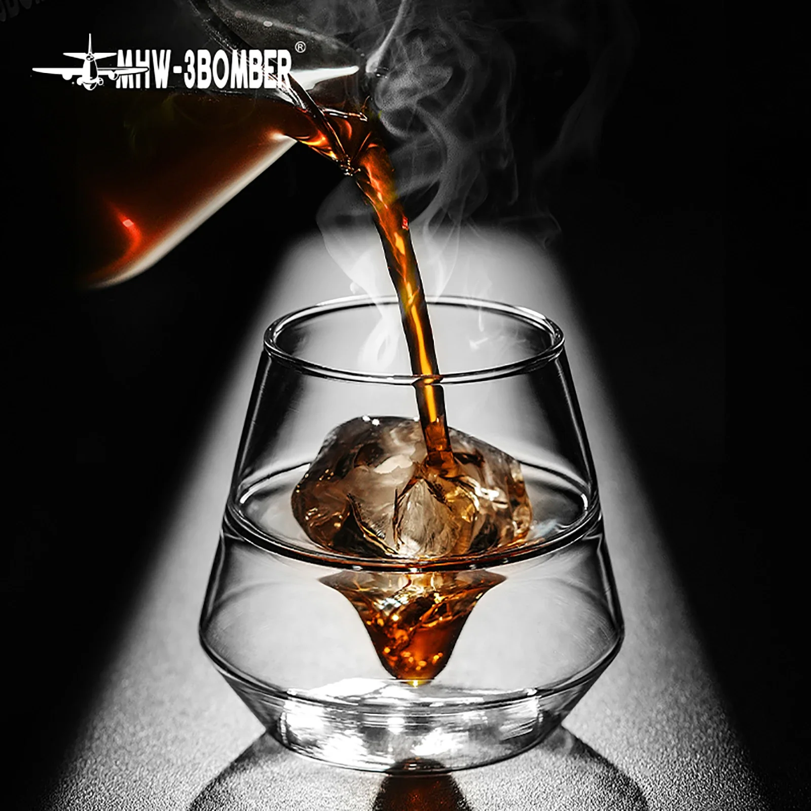 

MHW-3BOMBER Glass Coffee Mug Double Wall Insulated Glass Cup Clear Espresso Mugs for Latte Cappuccino Tea Coffee Accessories