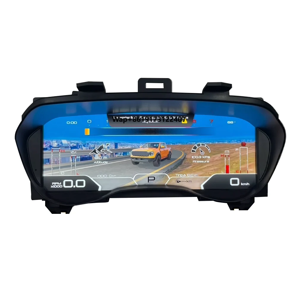 

Foforfor Car Speedometer LCD Instrument Digital Dashboard Cluster Panel for EverestRanger T7 T8 2016-2021Dashboard