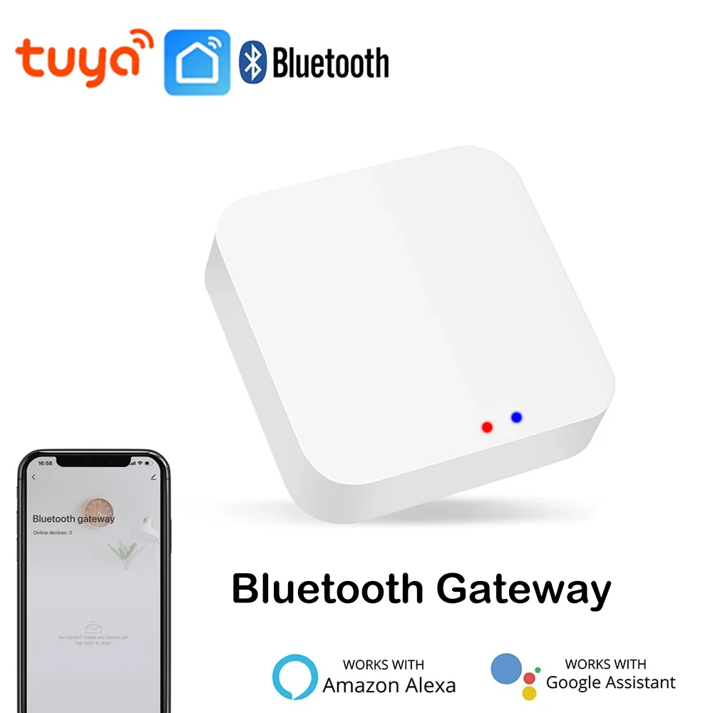 

Tuya Bluetooth Gateway Hub Smart SIG Mesh Bridge WiFi Smart Life APP Remote Control Bluetooth Device Work with Alexa Google Home