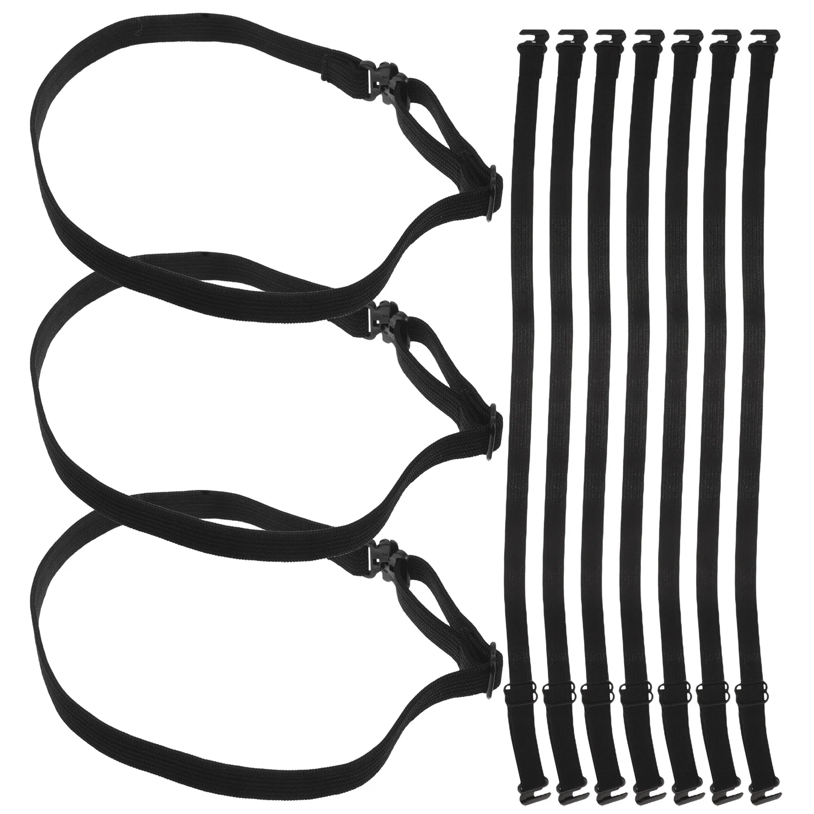 

10pcs Adjustable Bow Tie Elastic Strap Comfortable Fit For Dress Up Parties Reusable Neck Extender Band Craftsmanship Accessory