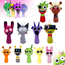 20cm Incredibox Sprunki Plush Game Deamond Dr. Harrison Qurst Wenda Gray Soft Doll Peripherals Cute Birthday Gift Toys Game Kids