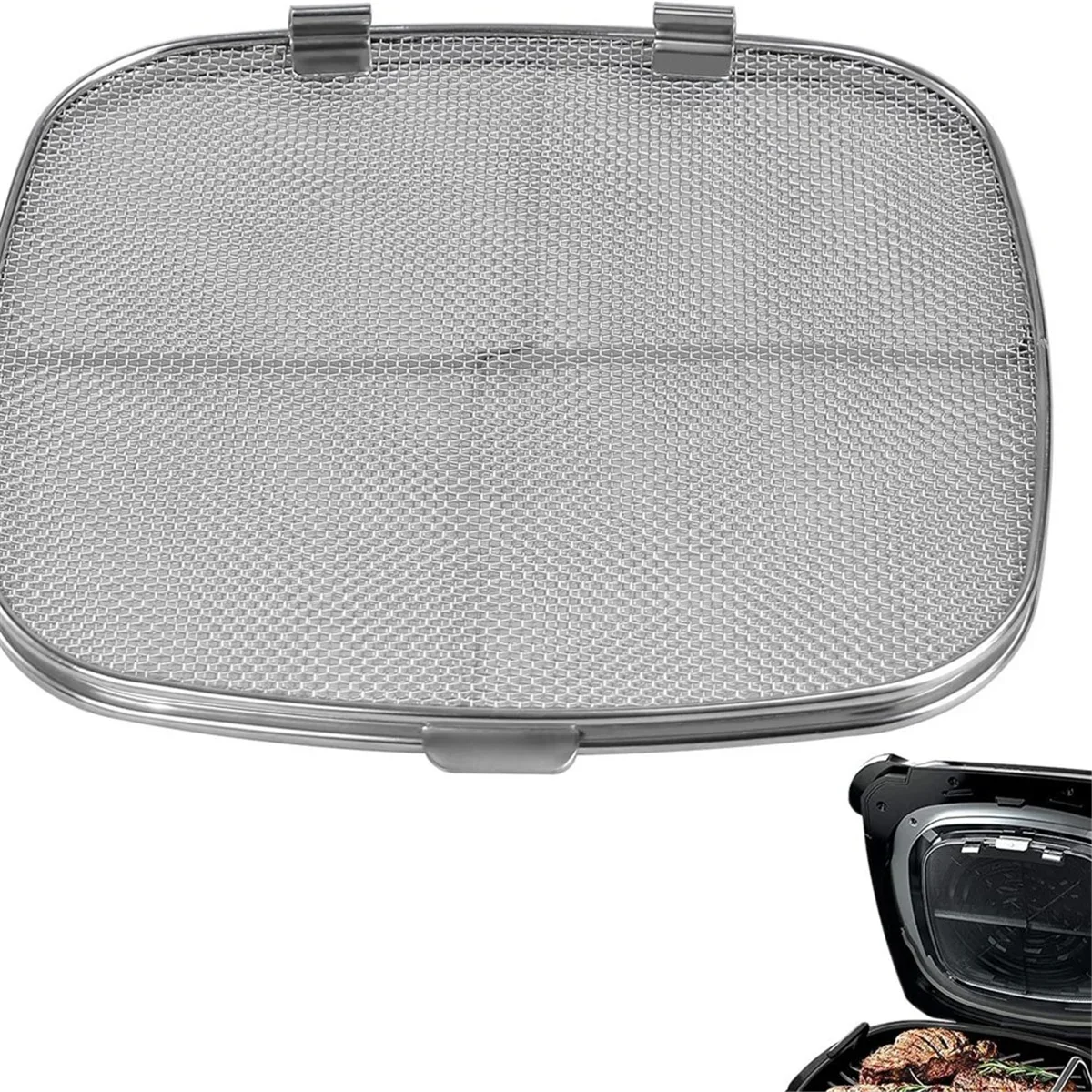 HIWS - Rejilla para Parrilla de Horno, Cesta para Freidora de Aire Foodi AG300C AG301 AG301C, Cestas de Red para Freidora