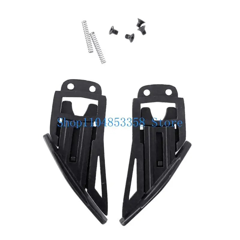 652F Helmets Visor Clip Lenses Fastener Motorcycle Helmets Side Plate Visor Clip Replacement Helmets Visor Fastener for PISTA