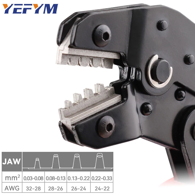 Crimping Pliers For XH2.54/SM2.54/PH2.0/ZH1.5 D-SUB Terminals SN-04BM 0.03-0.33mm²/32-22AWG Electronic Circuit Repair Tools