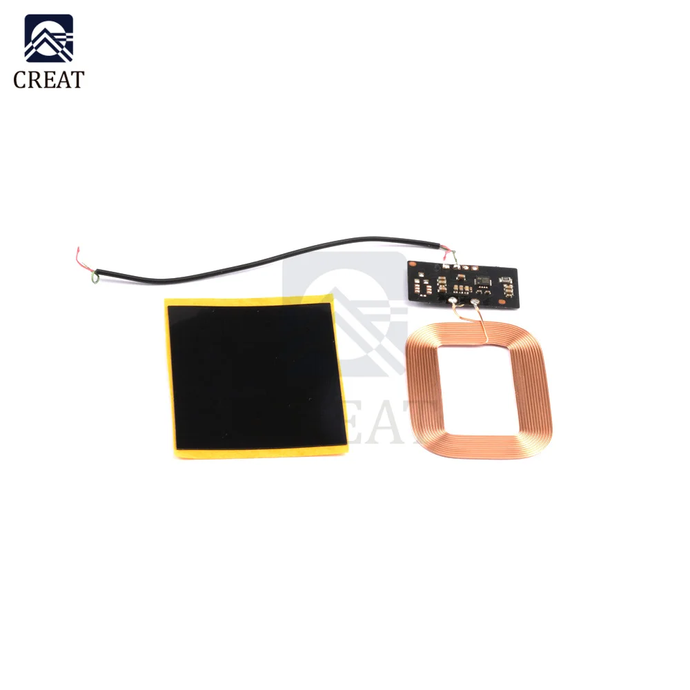 Upgraded mini Standard wireless charger receiver module small PCBA coil board universal wireless charging module