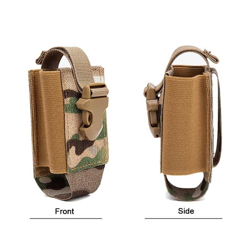 Funda táctica MOLLE para radio walkie talkie de nailon exterior - imagen 3