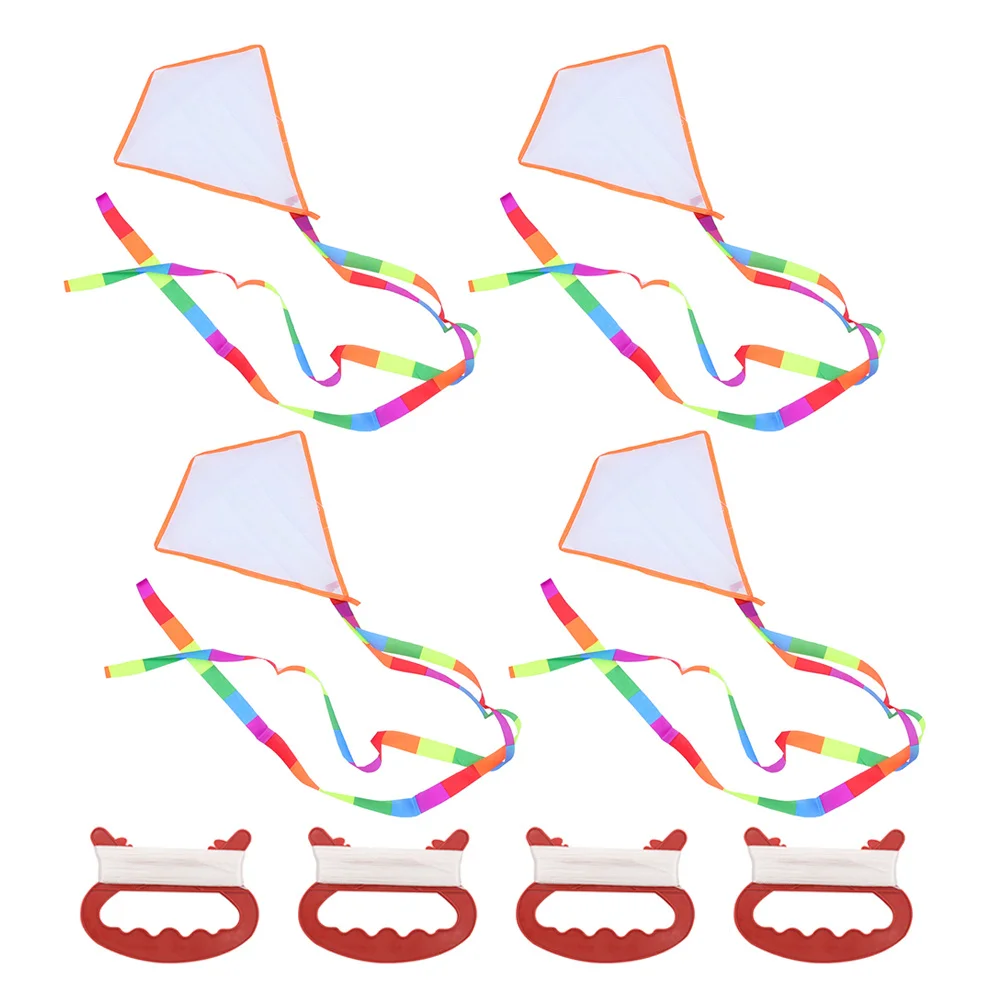 DIY Kite Blank Coloring Interactieve tekening Draagbare Kids Art Kit Fly Steady in Sky Kites voor peuters Kites Blank