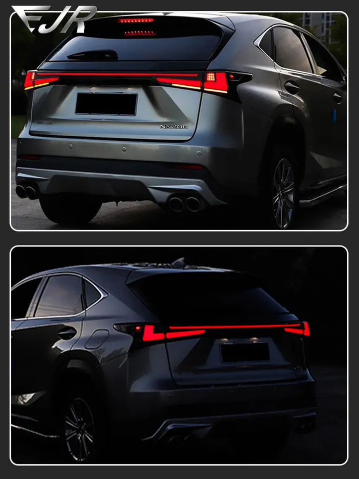 Lexus nx用LEDテールライト、シーケンシャルターンテールライト、nx200
