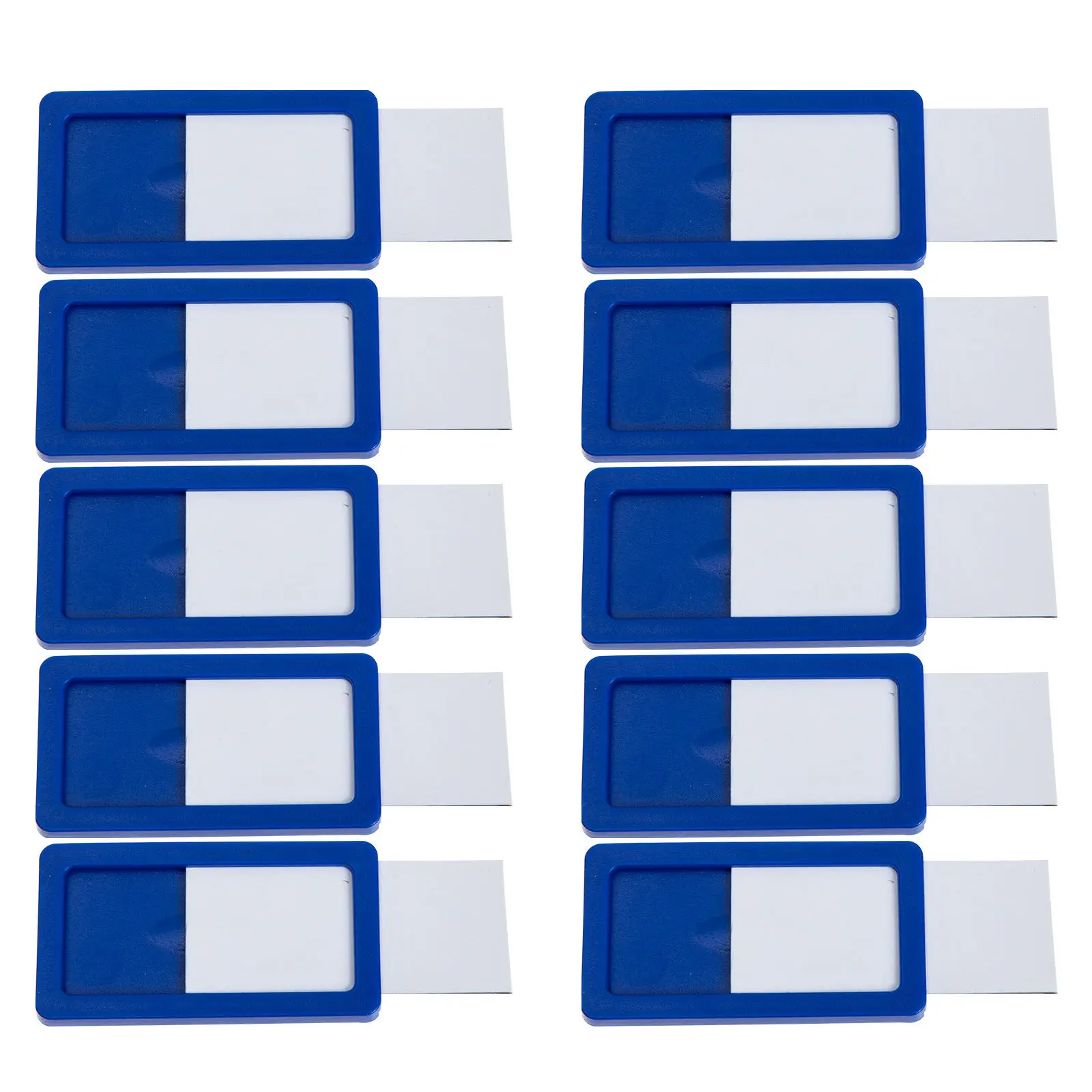 10pcs Magnetic Label Holders for Shelves, Whiteboards, Cabinets & Storage Bins – Strong, Premium Material