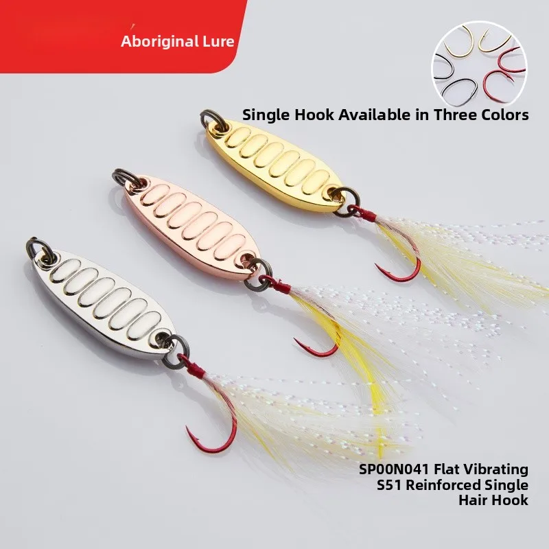 apada-041-kit-de-iscas-artificiais-vibratorias-planas-de-5-pecas-brilhantes-110g-vermelho-sangue-com-anzol-simples-aprimo