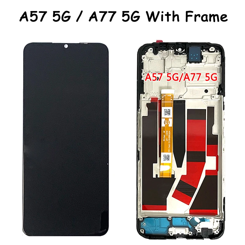 6.56\'\' Screen For Oppo A57 A77 4G/5G CPH2387 PFTM20 CPH2385 CPH2339 LCD A57S Display Screen+Touch Panel Digitizer  Replacement