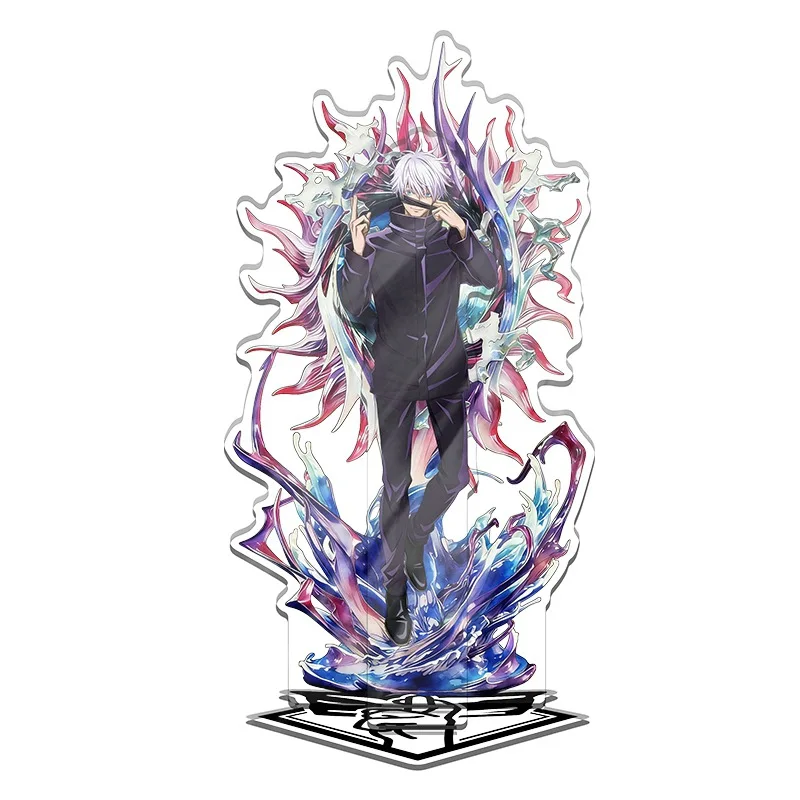 Figura de Acrílico de 15 cm de Jujutsu Kaisen, Modelo Gojo Satoru Geto Suguru, Adorno de Escritorio de Anime, Regalo de Cumpleaños Coleccionable