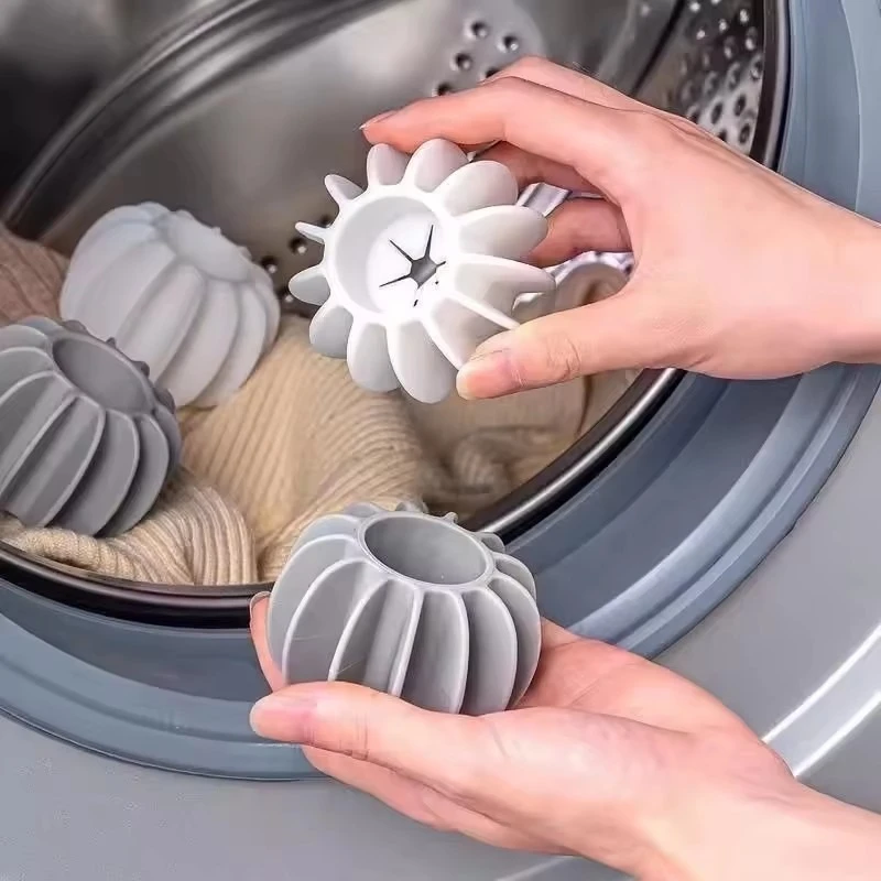 

Reusable Silicone Laundry Ball for Pet Hair Removal Clothes & Lint Hair Catcher for Washing Machines