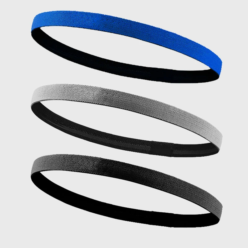 Diadema Deportiva Antideslizante, Banda Elástica de Silicona para Ciclismo, Fitness, Gimnasio, Actividades al Aire Libre, Ligera, para Hombres y Mujeres