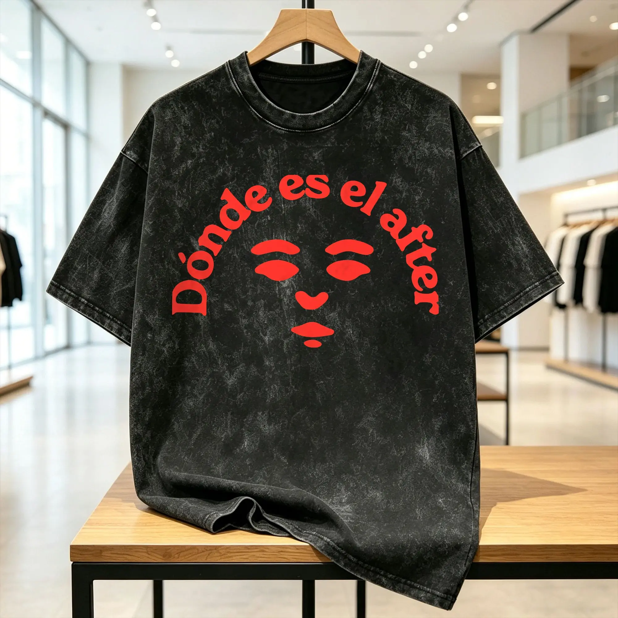 Rawayana Donde Es El After Music T-Shirts for Men  Fashion Pure Cotton Tee Shirt O Neck Short Sleeve T Shirt Clothes