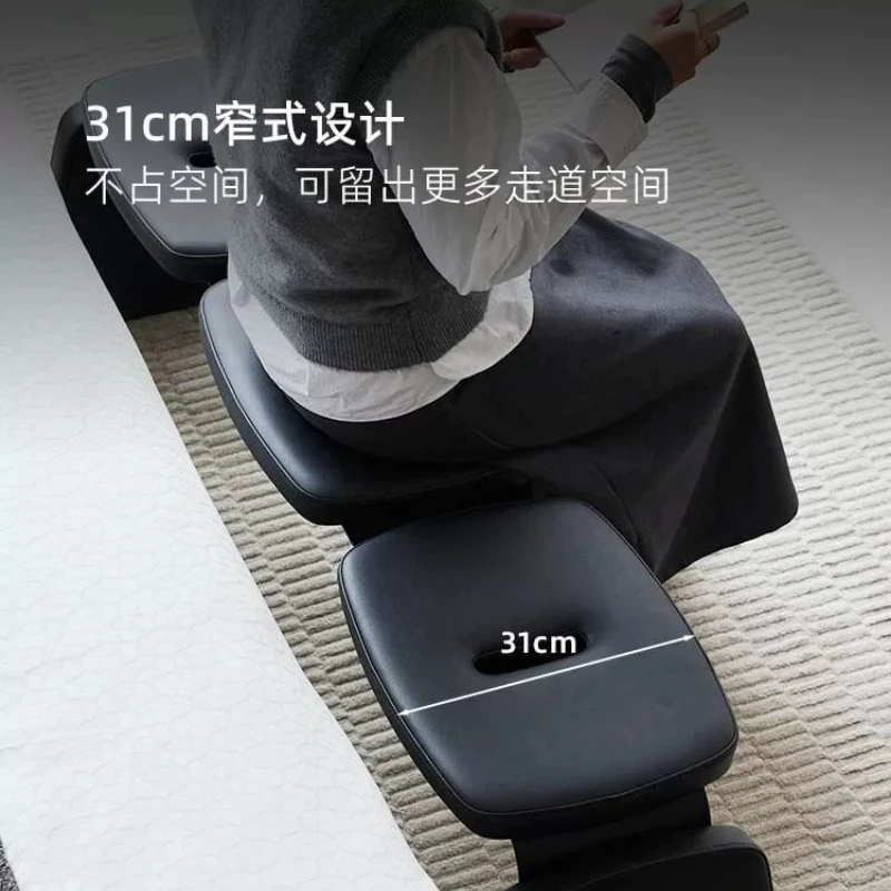 Button bench leather living room dining room dining stool bedroom soft bag bedside bench