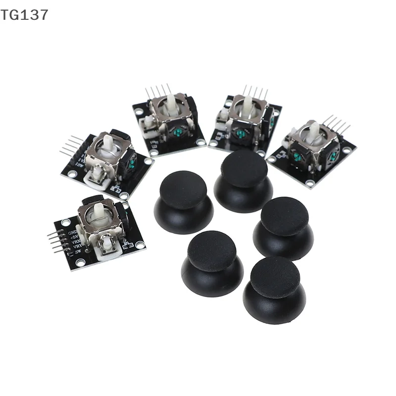 5Pcs/lot Dual-axis Xy Joystick Module For Arduino KY-023