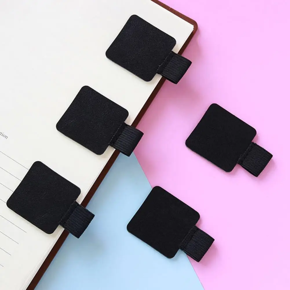 2Pcs Pen Loop Holder Self Adhesive Pencil Holders Pen Loop Clips Universal Notebook Elastic Loop Cover for Diary Planner Clip