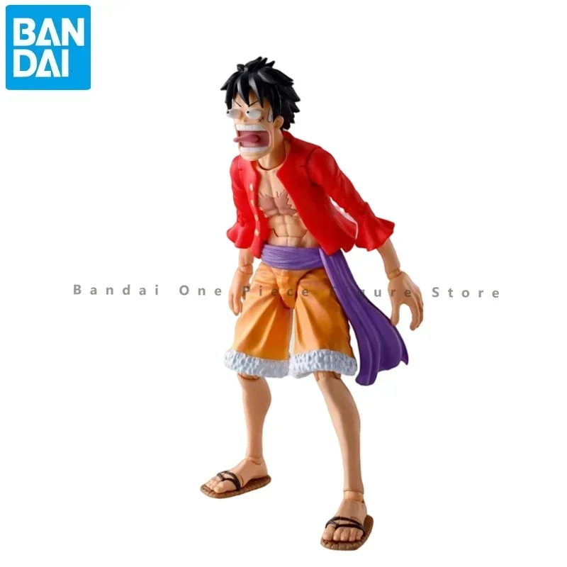 En Stock Bandai Original SHF One Piece Monkey D Luffy Ghost Island figura figuras de acción Anime modelo S.H.Figuarts juguetes regalo