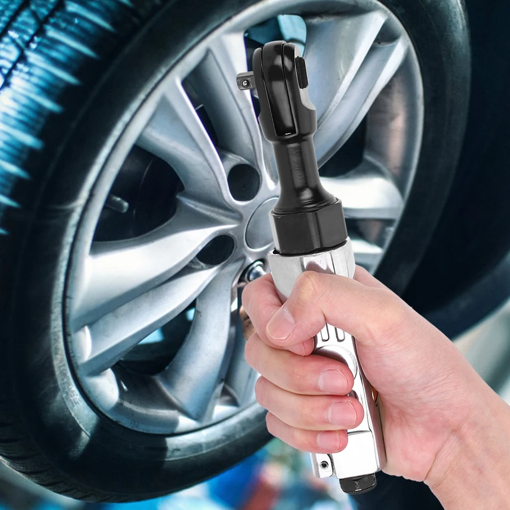 

Air Ratchet Wrench Pneumatic Wrench Driver Air Ratchet Sockets Tools Torsion 25ft-lbs 1/4inch Air Ratchet Sockets Tools