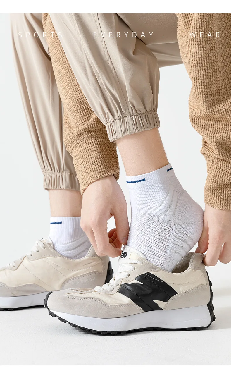 2 Pares - Calcetines Deportivos para Hombre, con Amortiguación Media, Suela Gruesa de Rizo, para Maratón, Baloncesto, Bá