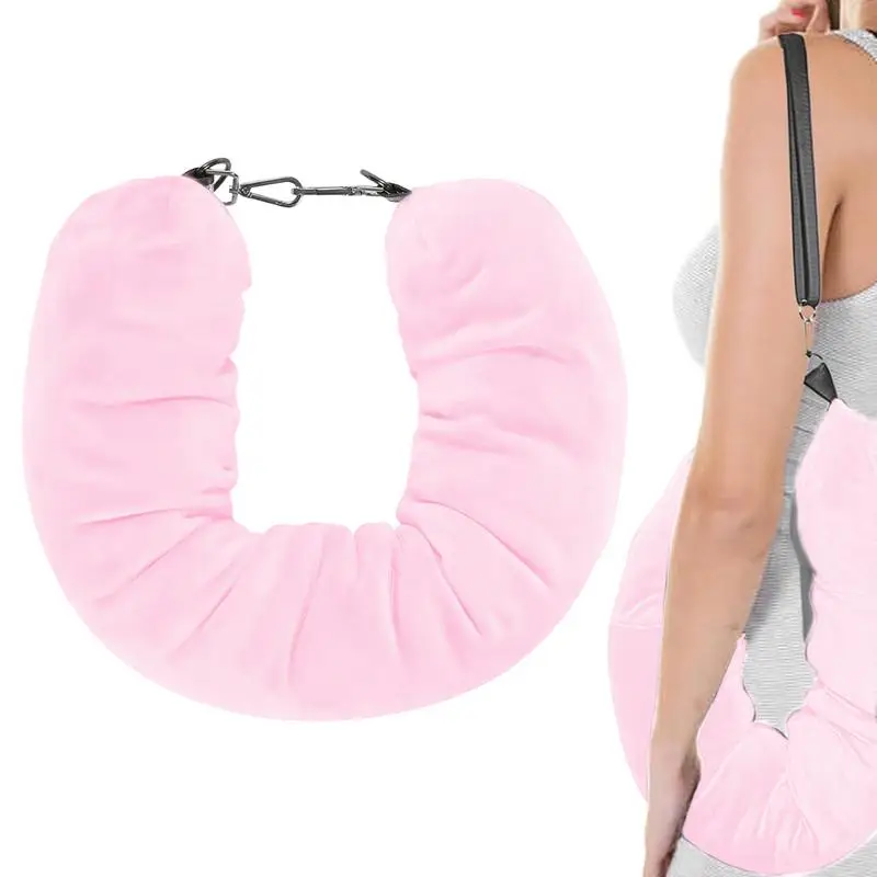 Stuffable Neck Pillow for Travel Portable Space Saving  Multifunctional U-shaped Pillow Outdoor Soft Skin-Friendly Neck Pillow