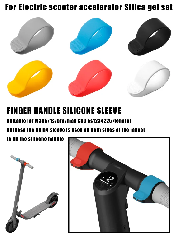 Elektrische Roller Lenker Silikon Hülse Für Ninebot ES1 ES2 ES4/MAX G30 Elektrische Roller Skateboard Roller Teile Zubehör
