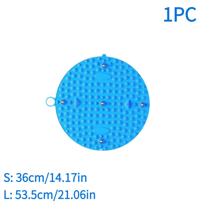 1PC Pressure Point Pads Board Foot Massage Acupressure Mat Foot Reflexology Walking Toe Plate Magnetic Acupressure Disc Care.