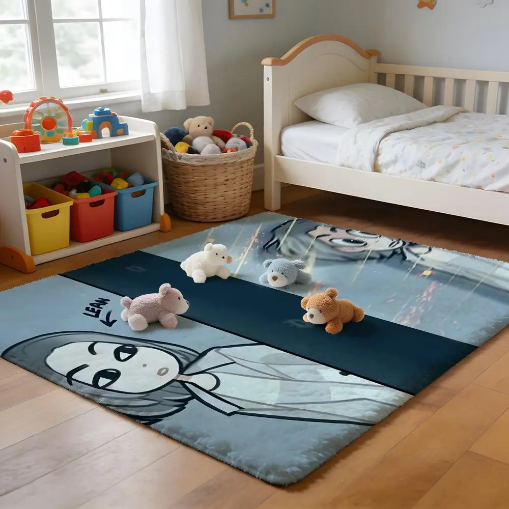 

Floor Mat Soft Flannel Rug Non-Slip Absorbent Mat for Bathroom Bedroom Home Decor Loom I-Imagine Dragons band