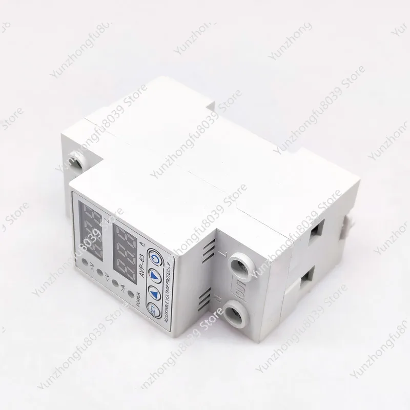 AVP 40A 63A 230V Overvoltage Current Reclosing Protector Under Voltage Protective with Dual Digital Display 40A 63A 80A 220V