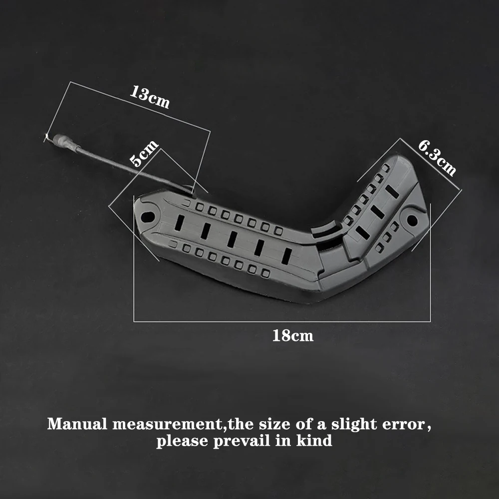 FAST Helmet Guide Rail ARC Side Quick Mount Nylon Practical Gear，Outdoor Expedition Hunting Activities Tactical Helmet Equipment