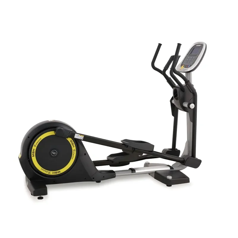 Heavy Duty Foldable Elliptical Trainer Commercial Grade Steel Frame Home Gym Cardio Fitness Machine Quiet Magnetic Resistance