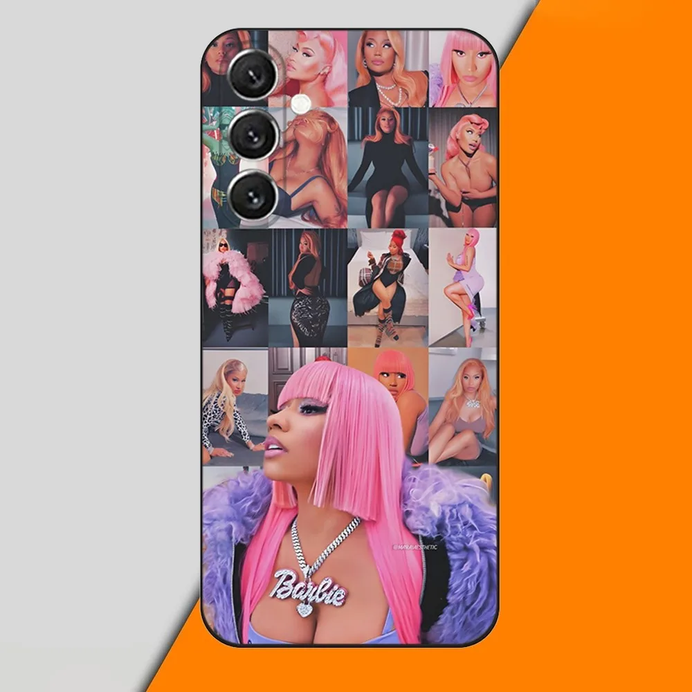 Nicki M-Minaj Rapper   Phone Case For Samsung S24,S21,S22,S23,S30,Ultra,S20,Plus,Fe,Lite,Note,10,9,5G Black Soft Cover