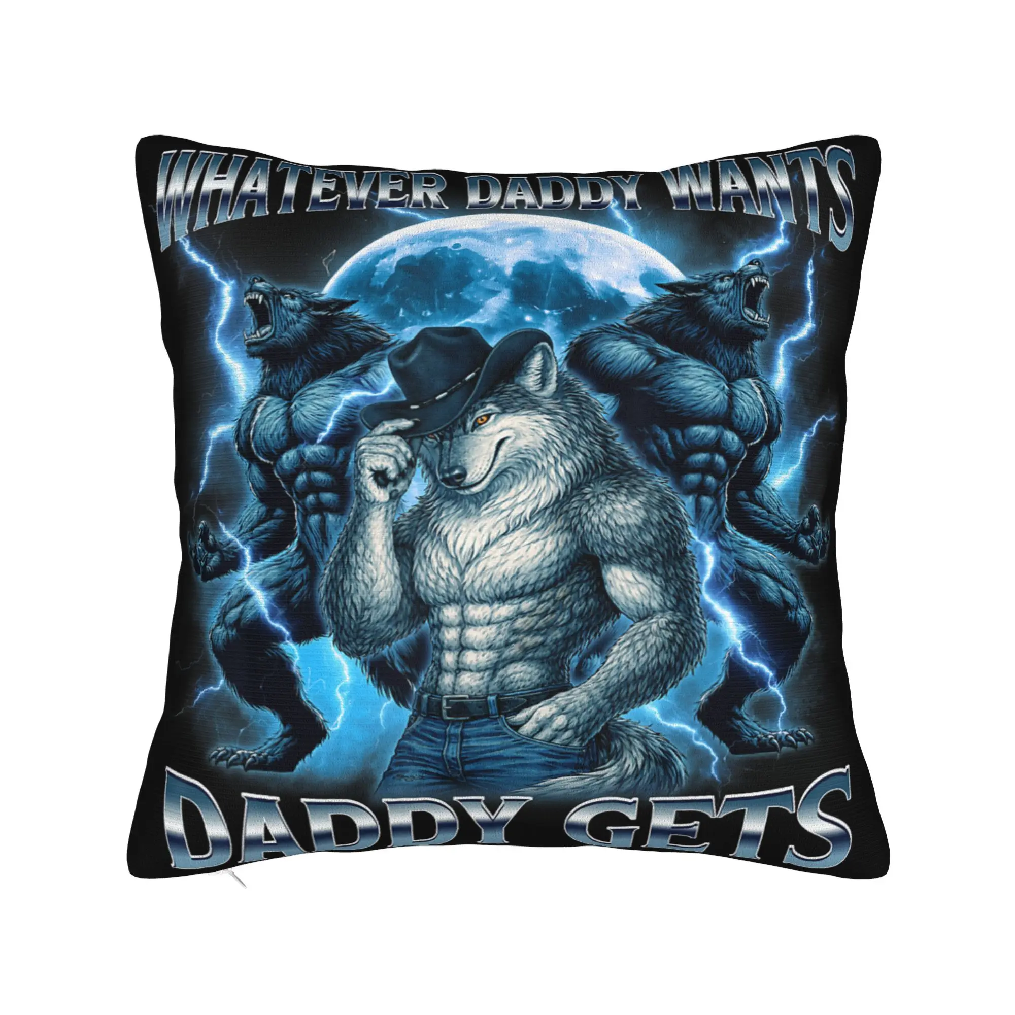 Decorative Pillowcases Whatever Daddy Wants Daddy Gets  Stuff Sofa  Pillow Case Cover Zipper Multiple Sizes