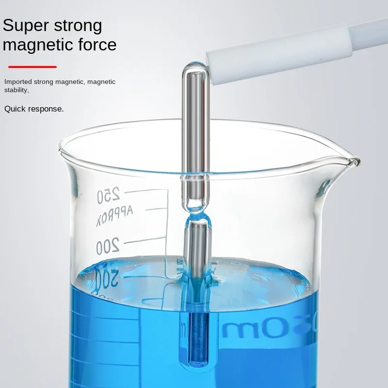 Magnetic Stirrer Made of Glass, Resistant To High Temperatures 400°C High Borosilicate Glass 5-fold Strong Magnet