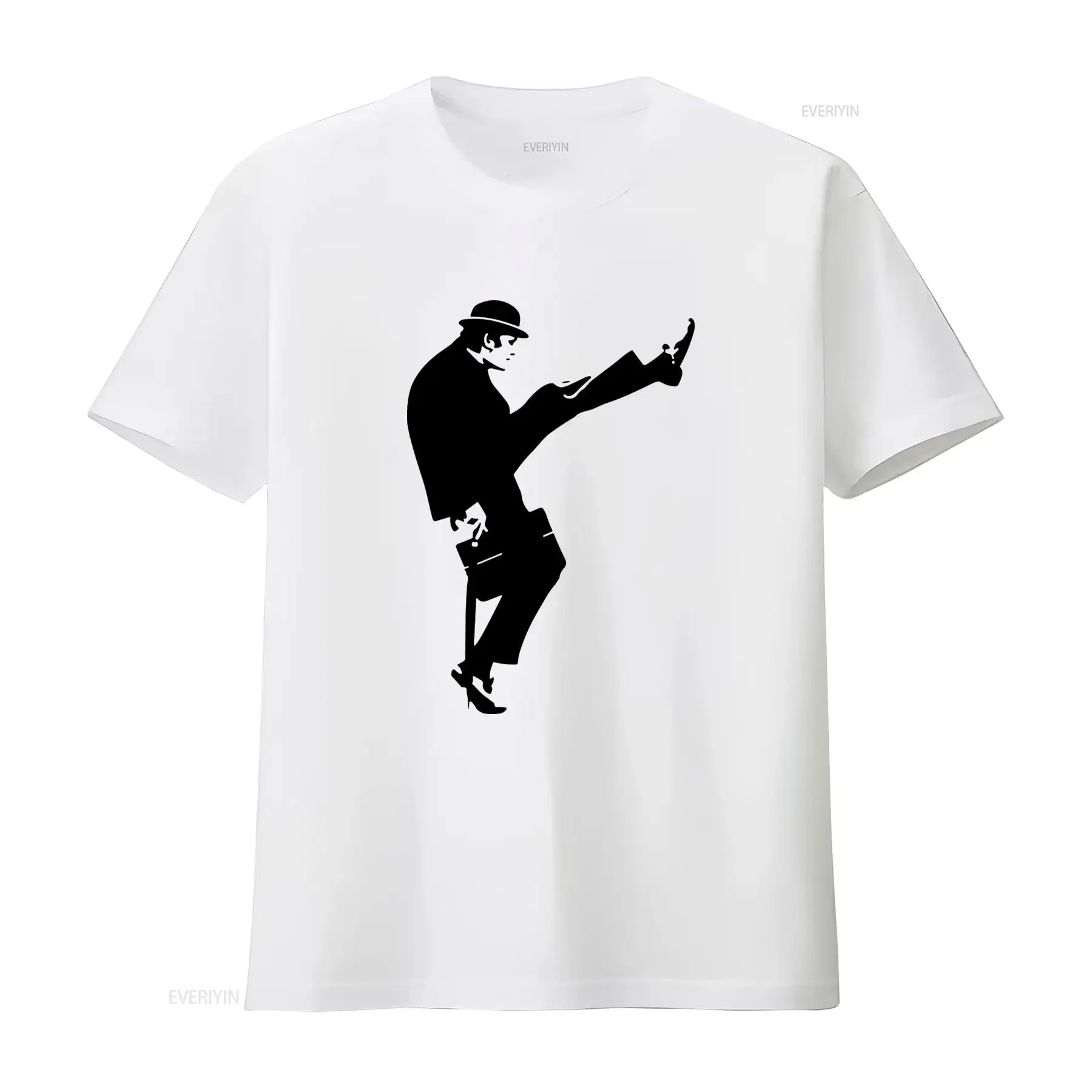 The Ministry of Silly Walks T Shirt Monty Python 100 Premium Cotton Funny Silhouette Design for Comedy Lovers vintage Washed