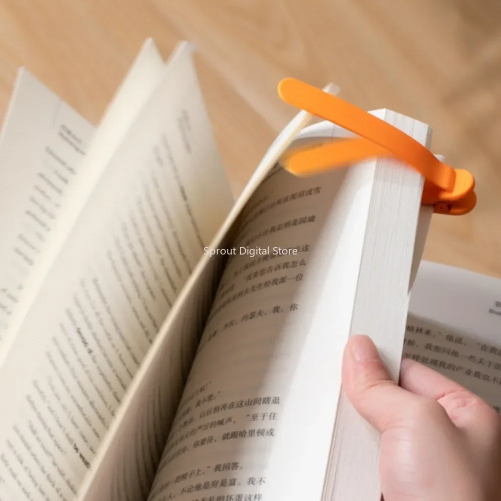 1/3Pcs Silicone Bookmark Automatically Follows Page Flipping Student Bookmarks Office Stationery Suitable For Home School