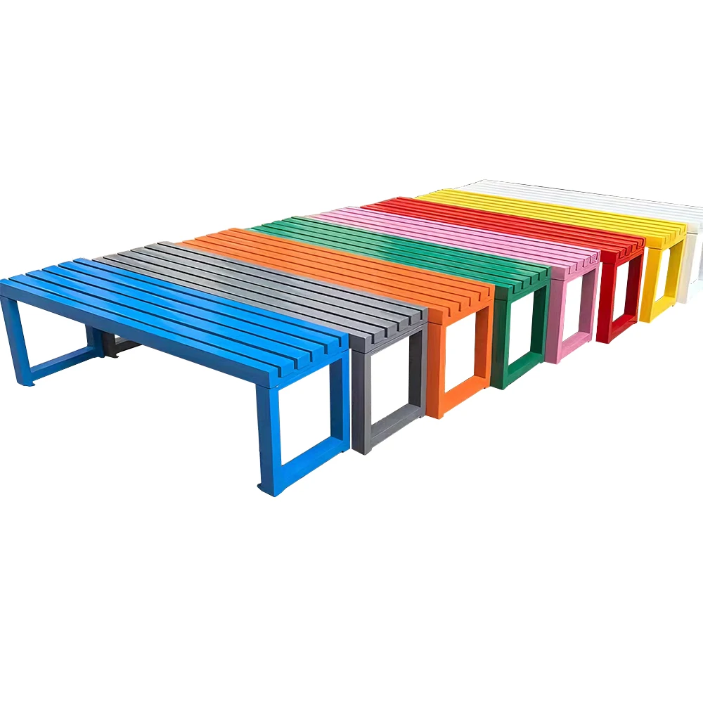 

*Metal Bench Outdoor Furniture Luxury Lounge Garden Park Bench Chairs