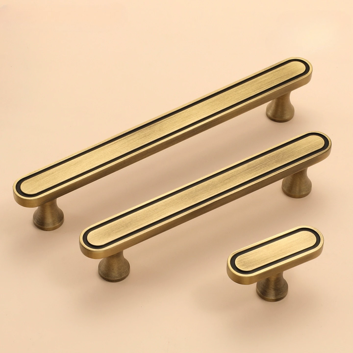 Retro Handles Antique Brass Cabinet Pulls Kitchen for Furniture and Drawers Vintage Long Dresser Farmhouse Knobs Bar Hardware