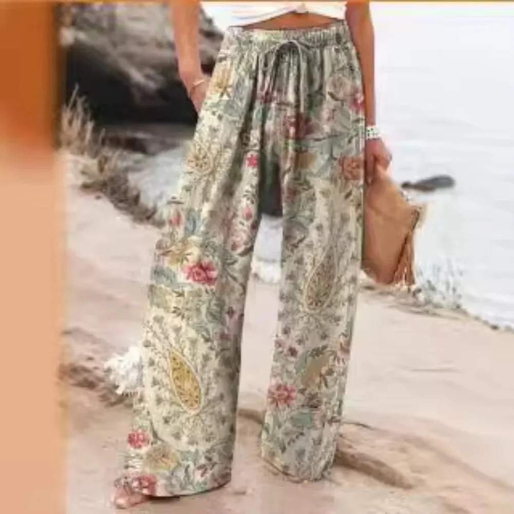 Women Summer Wide Leg Athletic Pants Loose Fit Streetwear Casual Gym Daily Commute Comfy Trousers
