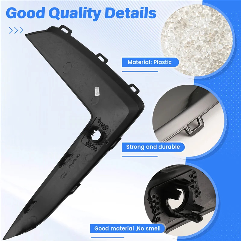 

ABTC-For BMW 5 Series G30/G38 Front Bumper Left/Right Moulding Strip 51118747845 51118747846 Front Bumper Molding Trim