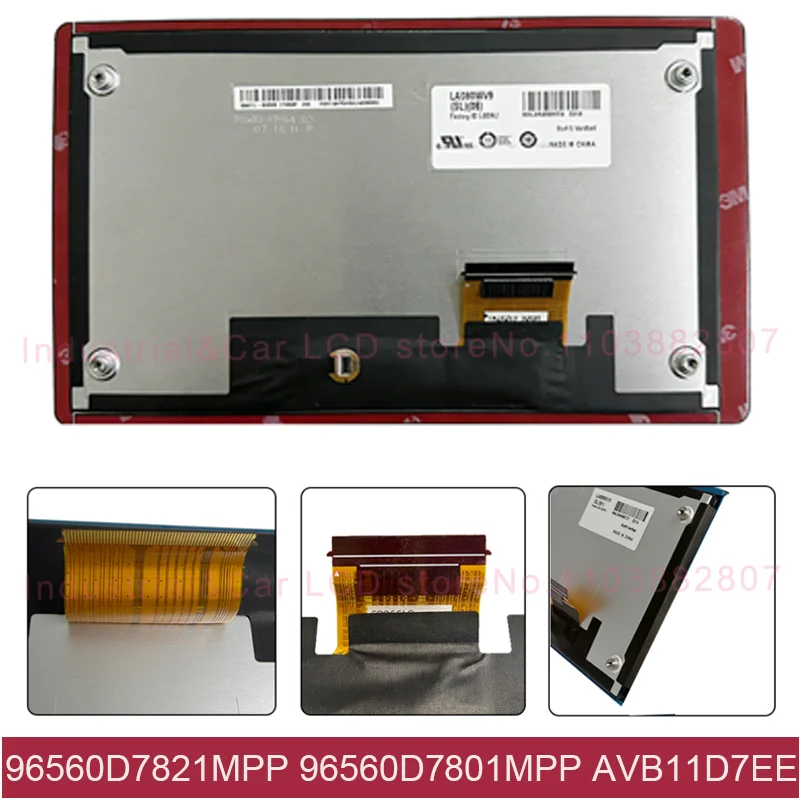 

LCD Display Touch Screen For Car Radio Navigation For HyundaiTucson MK3 III TL 2018-2021 96560D7821MPP 96560D7801MPP AVB11D7EE