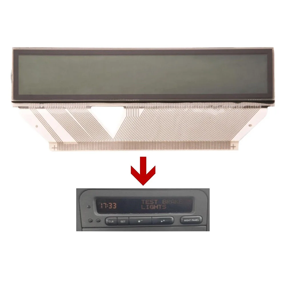 LCD Screen Display Replacement for For SAAB 93 95 Sid1 Sid2 Sid3 Computer Center Enhanced Charging Capabilities