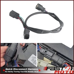 Motorcycle Quick Disconnect Wiring Harness For Harley Tour Pak Glide 2014-2023 CD-TP-QD-14 Quick Disconnect Wire Extension Cord