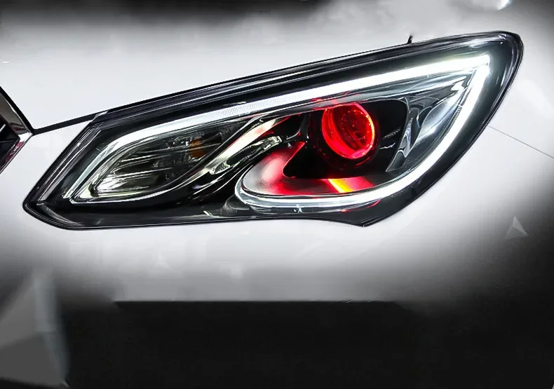 

LED Xenon Headlight for Buick Excelle Xt Opel astra j 15-17 Angel Eyes DRL Daytime Running Lights Turn Signal Car Accessories
