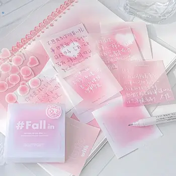 MINKYS 112 yaprak/kutu Kawaii leke lekeli degrade not Memo pedleri kağıt Scrapbooking dergisi malzeme paperstationery kırtasiye