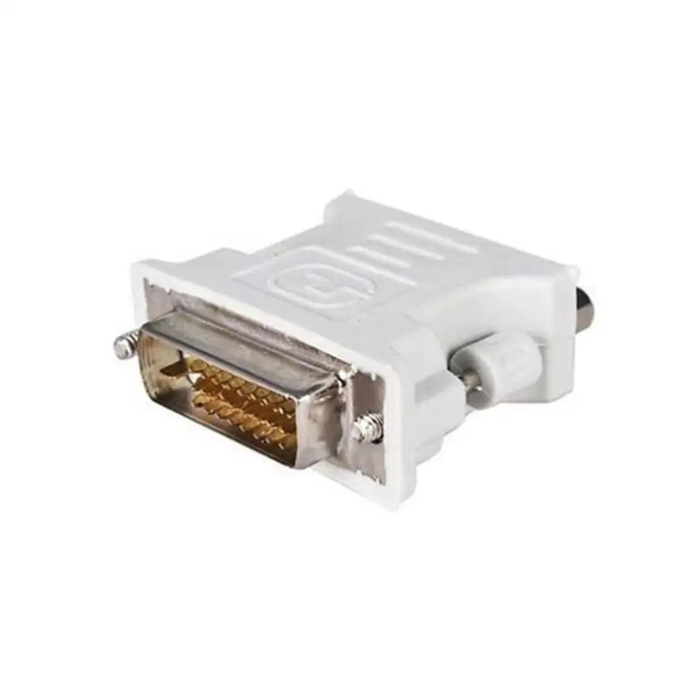 DVI D Male To VGA Female Socket Adapter Converter VGA to DVI/24+1 Pin Male to VGA Female Adapter Converter hot