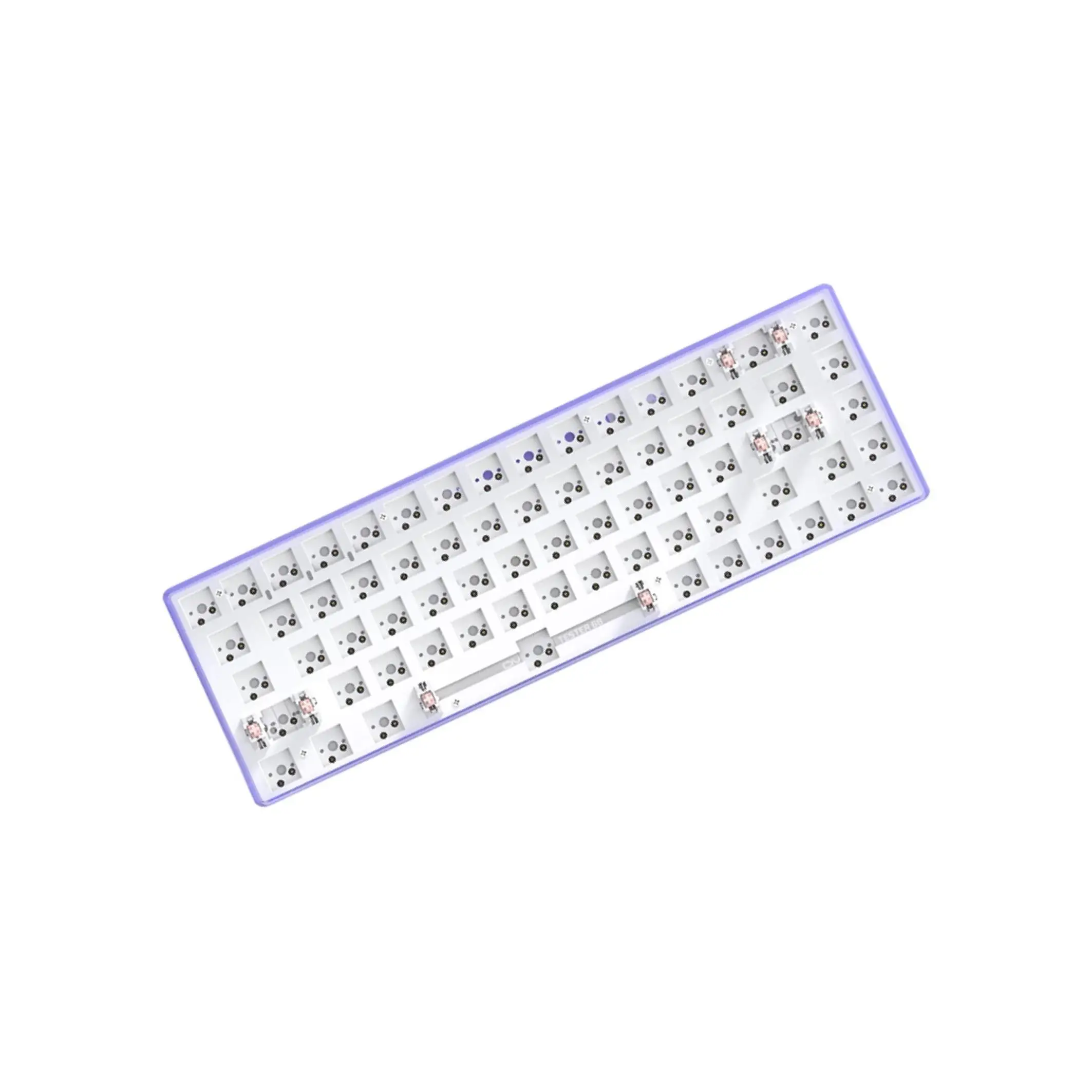 Tester68 Mechanical Keyboard Kits 2.4G/Bluetooth 5.0 black option 7